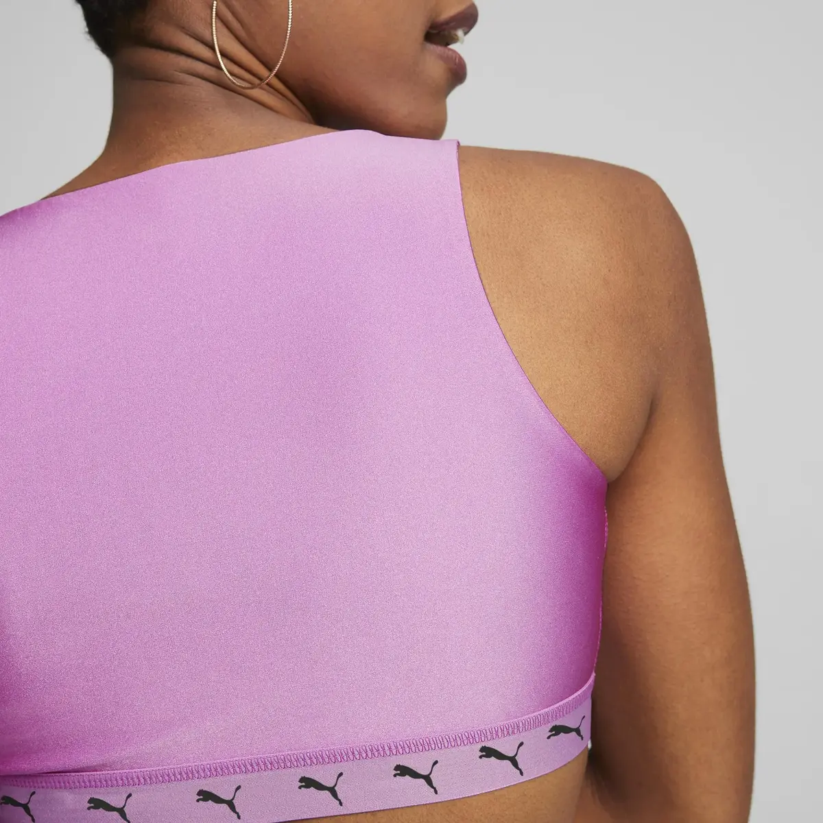 Puma Dare To Cropped Top Siyah Kadın T-Shirt
