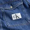 Calvin Klein CROPPED UTILITY SHIR Kadın Mavi Gömlek