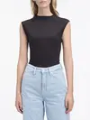 Calvin Klein LIQUID TOUCH TOP, BEH Siyah Kadın T-Shirt & Polo