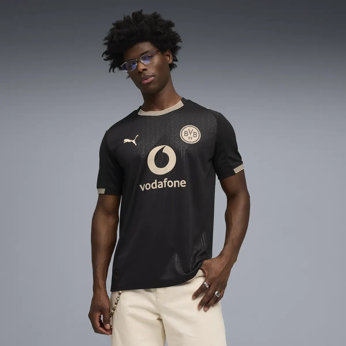 Puma BVB Special Edition JSY Rep Siyah Erkek Forma