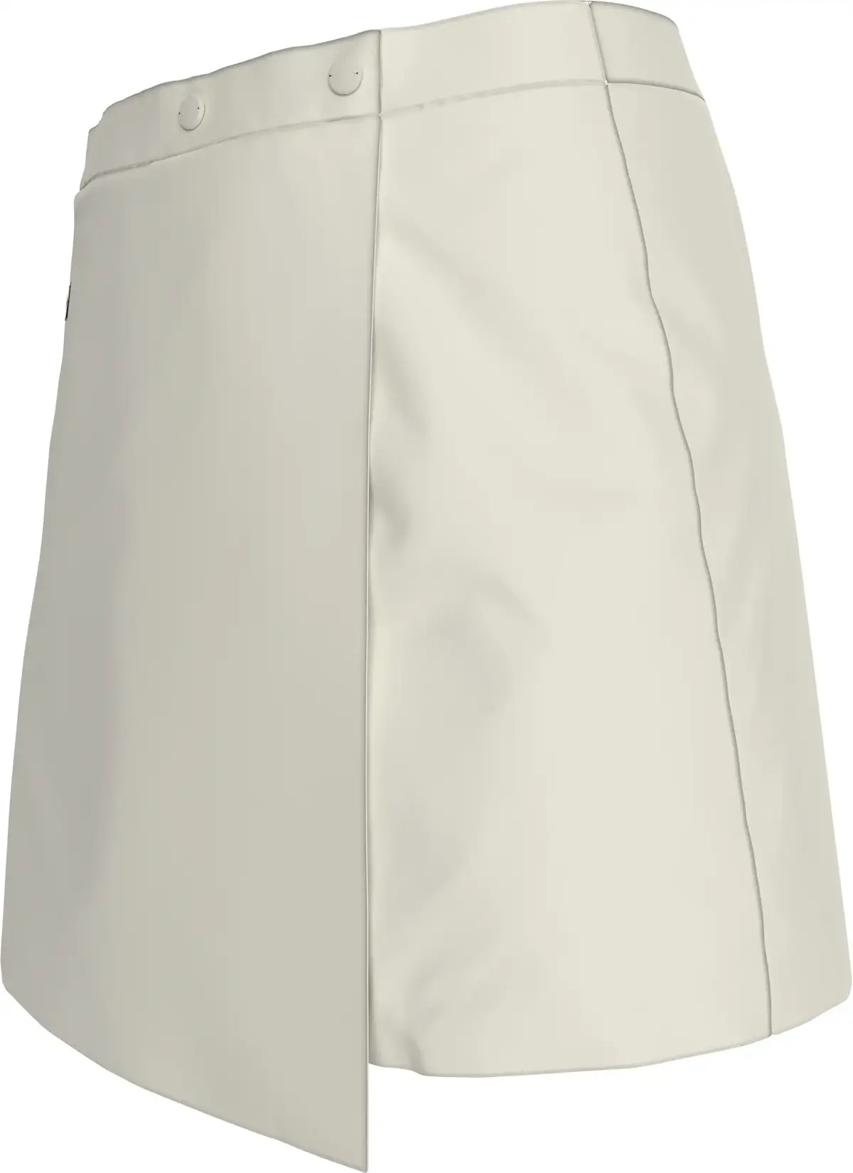 Calvin Klein WRAP SKIRT, YBI Krem Kadın Elbise-Etek