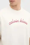 Calvin Klein SS CENTER CHAIN STITCH 16S RLXD Bej Erkek Tişört Calvin Klein SS CENTER CHAIN STITCH 16S RLXD Bej Erkek Tişört
