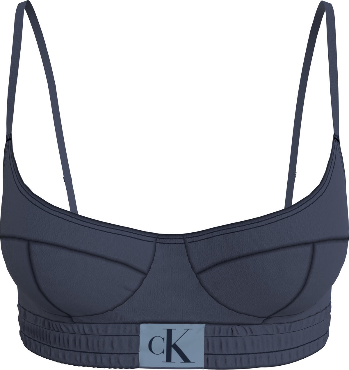 Calvin Klein DEMI BRALETTE Kadın Mavi Bikini Üstü