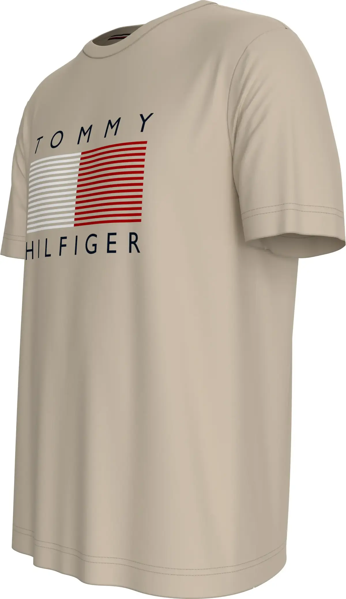Tommy Hilfiger BIG GRAPHIC S/S TEE Erkek Beyaz T-Shirt