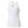 Puma CLASSICS Ribbed Tank Beyaz Kadın Atlet