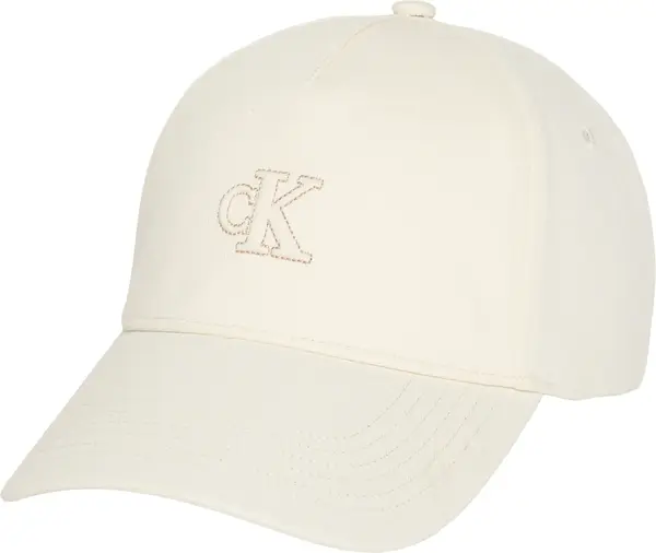 Calvin Klein MONOGRAM SHINE EMBROIDERY CAP Kadın Bej Şapka