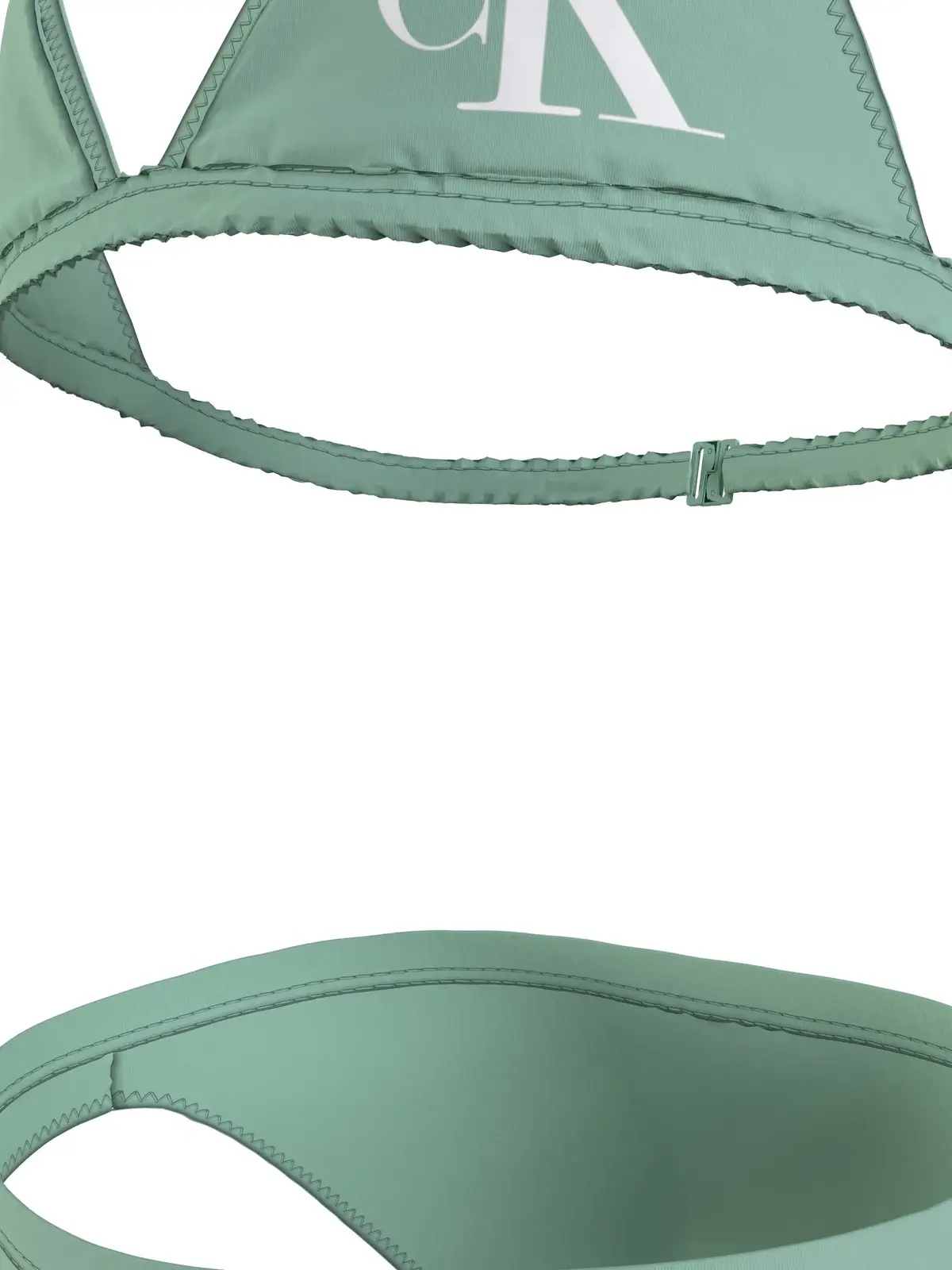 Calvin Klein TRIANGLE BIKINI SET Kadın Yeşil Bikini Takımı