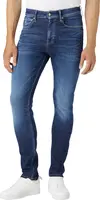 Calvin Klein SKINNY Erkek mavi Kot Pantolon