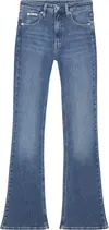 Calvin Klein SKINNY BOOTCUT, 1A4 Mavi Kadın Jean Pantolon