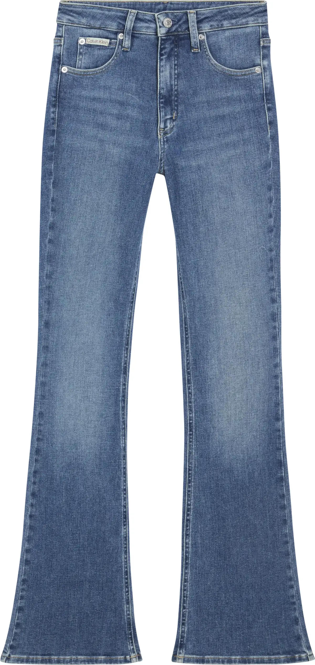 Calvin Klein SKINNY BOOTCUT, 1A4 Mavi Kadın Jean Pantolon