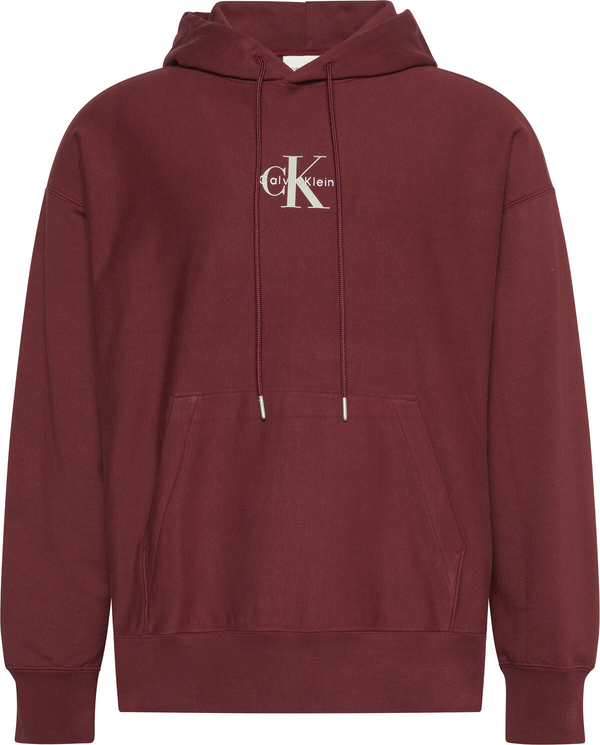 Calvin Klein PREMIUM TERRY MICRO MONOLOGO HOO Kırmızı Erkek Sweatshirt Calvin Klein PREMIUM TERRY MICRO MONOLOGO HOO Kırmızı Erkek Sweatshirt