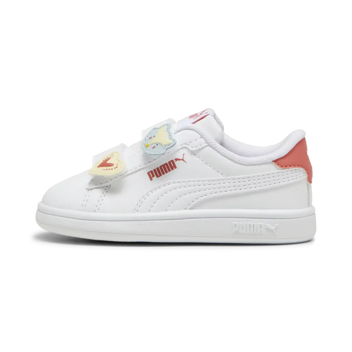 Puma Smash 3.0 Badges V Inf Beyaz Bebek/Çocuk Spor Ayakkabı