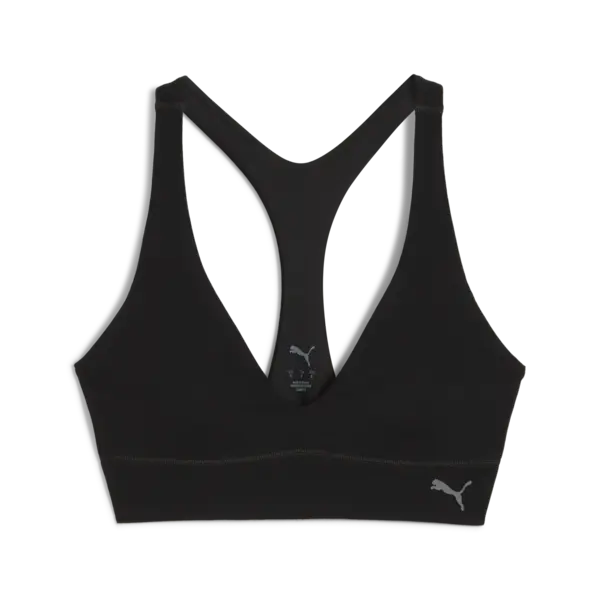 PUMA SHAPELUXE PLUNGE BRA - LOW Siyah Kadın Sporcu Sütyeni