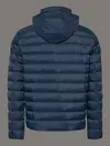 Calvin Klein LS NYLON LT WT HOODED FZ PUFFER Mavi Erkek Mont Calvin Klein LS NYLON LT WT HOODED FZ PUFFER Mavi Erkek Mont