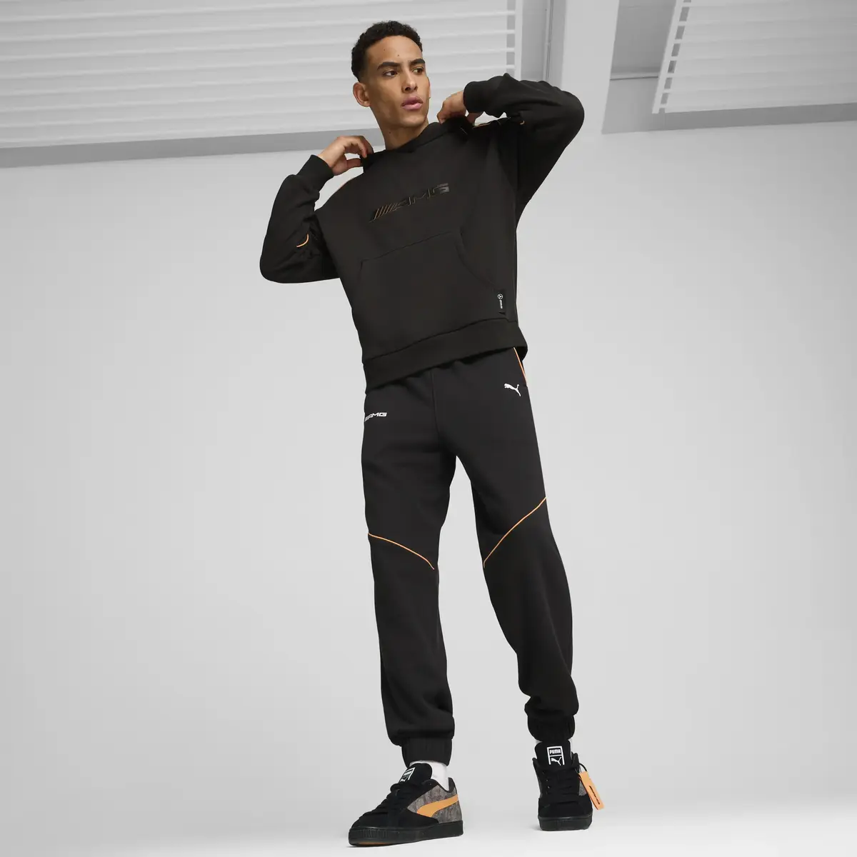 Puma AMG Sweat Pants Siyah Erkek Eşofman Altı