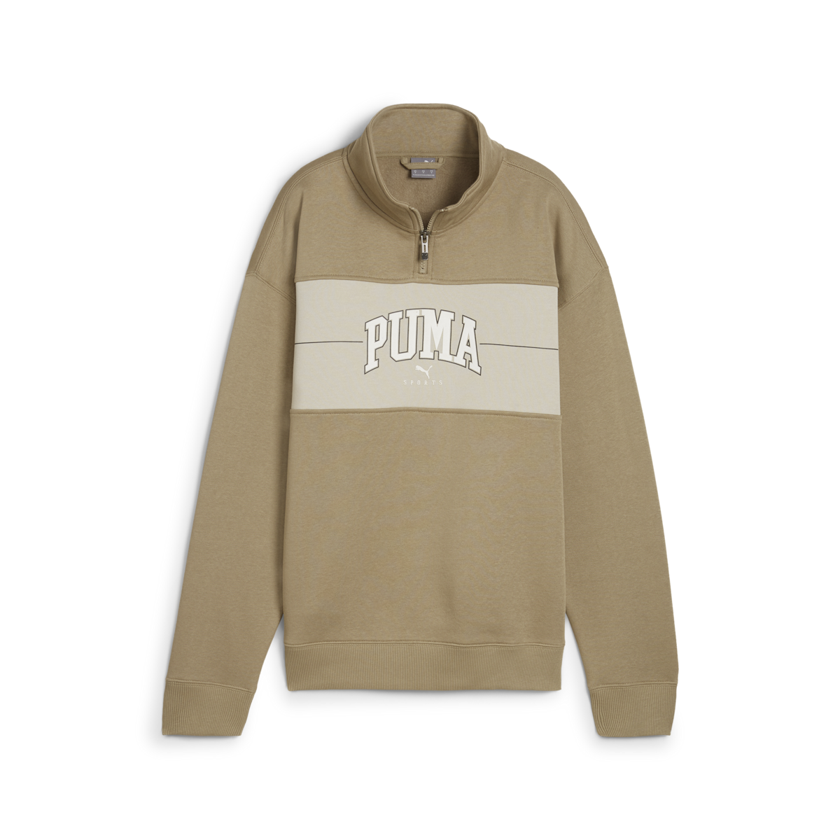 Puma PUMA SQUAD Half-Zip FL Bej Kadın Sweatshirt