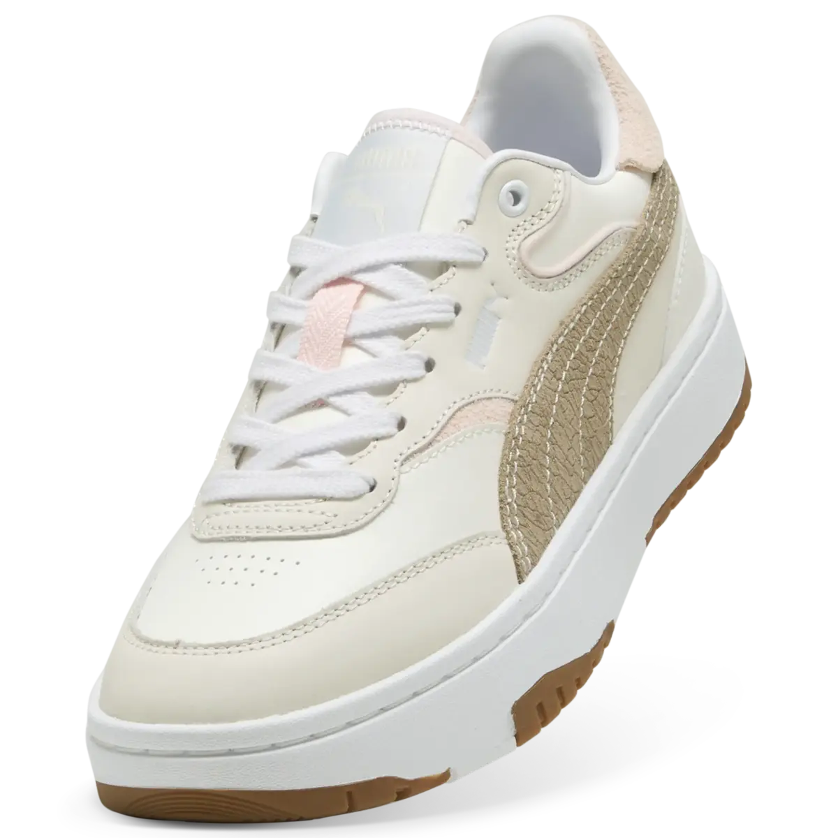 Puma Cali Sylva Elevated Wns Krem Kadın Spor Ayakkabı & Sneaker