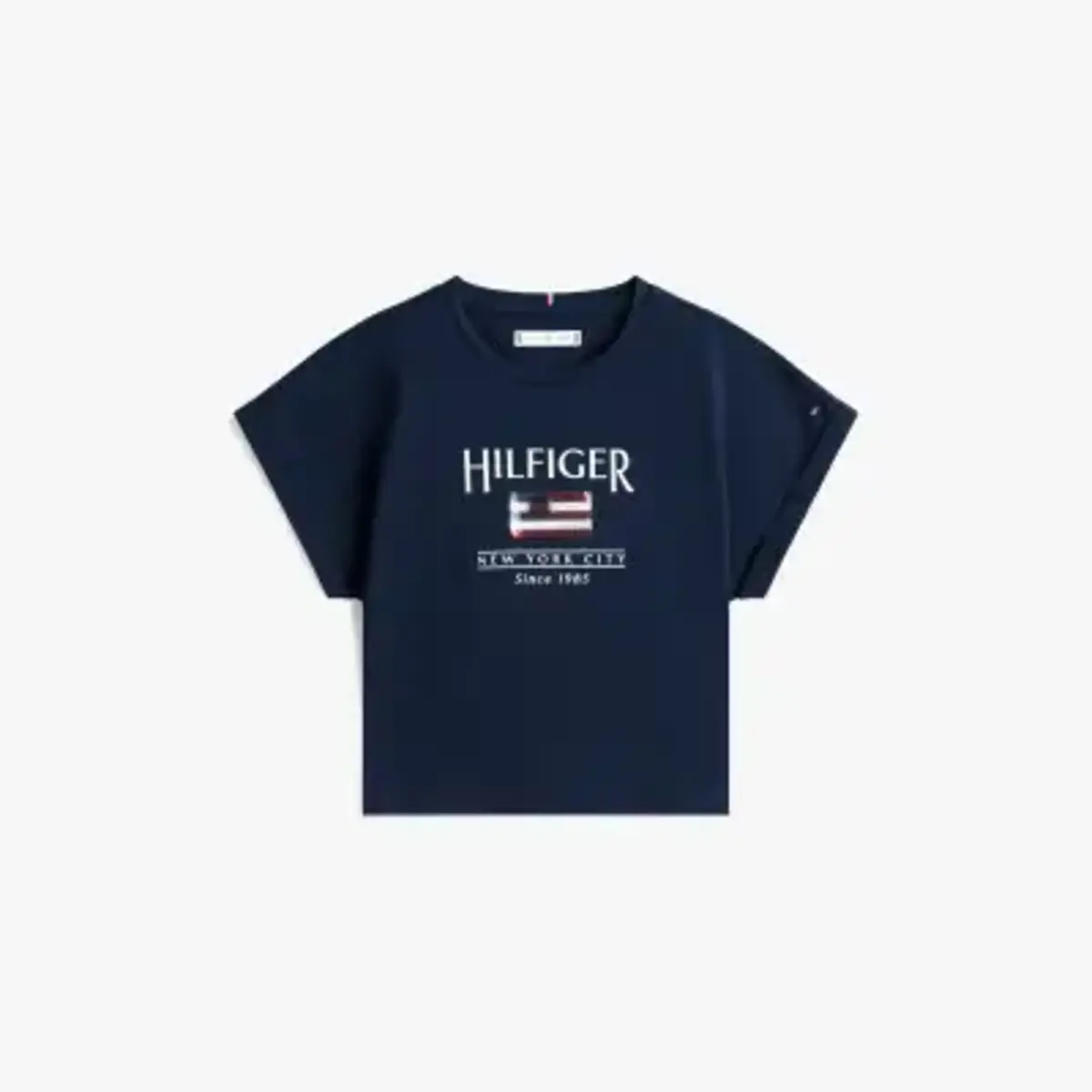 Tommy Hilfiger HILFIGER SEQUINS FLA, C1G Lacivert Kız Çocuk T-Shirt & Polo