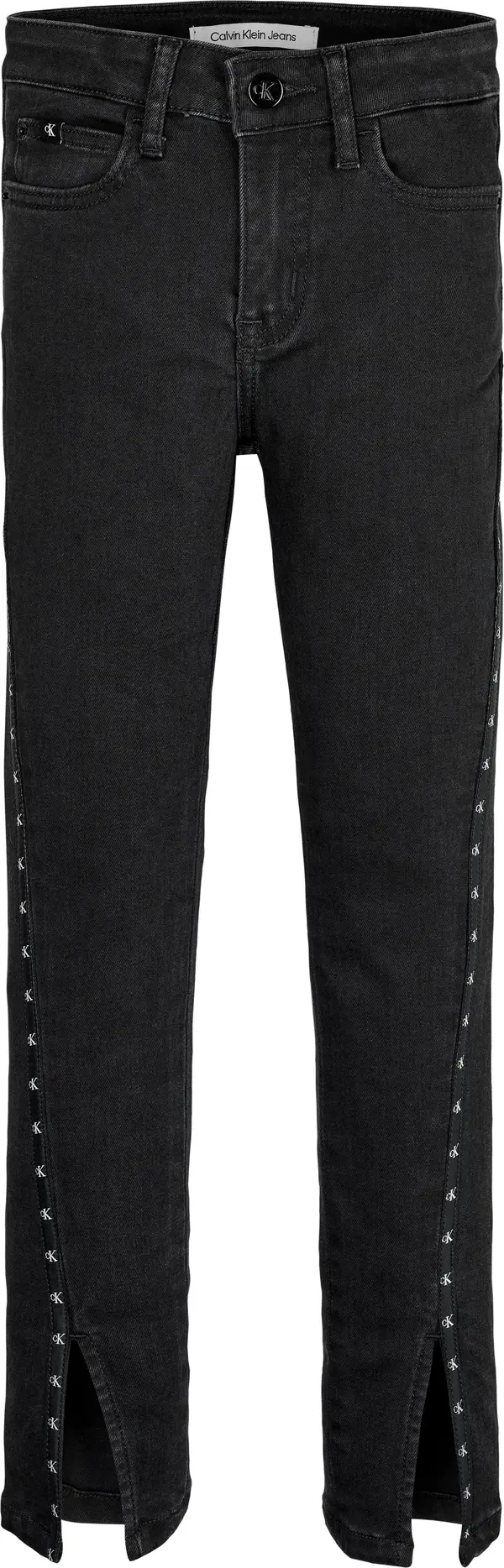 Calvin Klein SKINNY HR WSD BLACK Kadın Antrasit Kot Pantolon