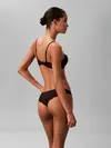 Calvin Klein LIGHTLY LINED BALCON Siyah Balenli Sütyen