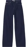 Calvin Klein HIGH RISE RELAXED Kadın Siyah Kot Pantolon