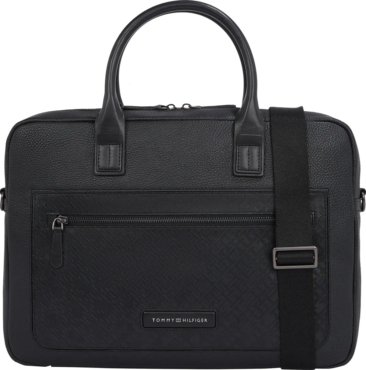 Tommy Hilfiger TH MONOGRAM COMPUTER, BDS Siyah Erkek Çanta & Cüzdan