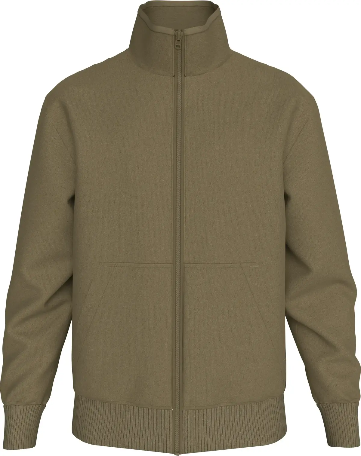 Calvin Klein LOGO TAPE ZIP THROUG, LFF Kahverengi Erkek Sweatshirt