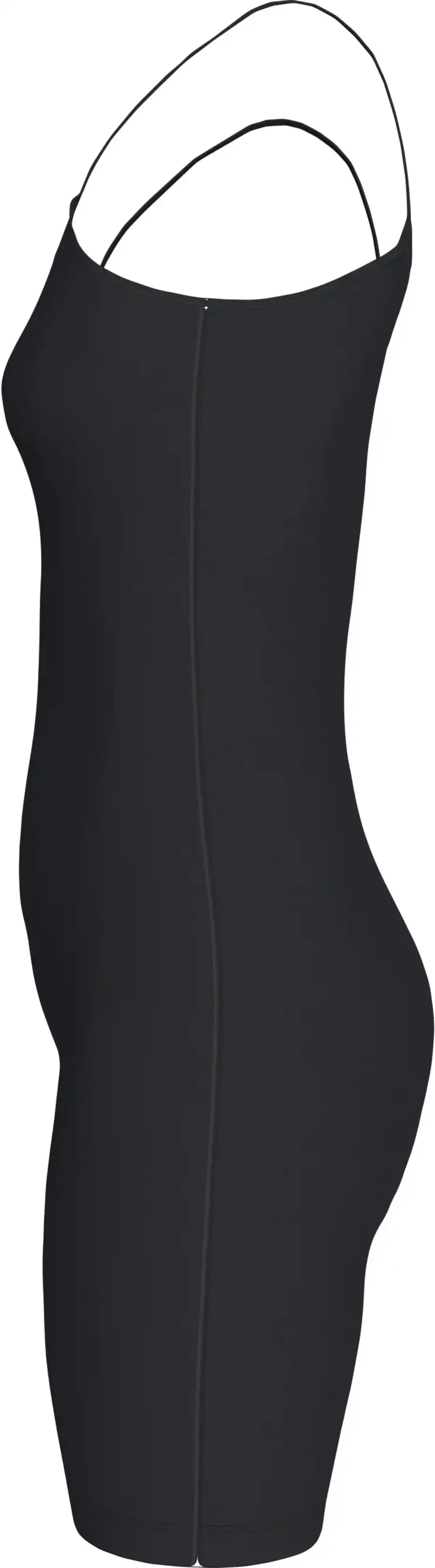 Calvin Klein MONOLOGO STRAPPY DRE, BEH Siyah Kadın Elbise-Etek