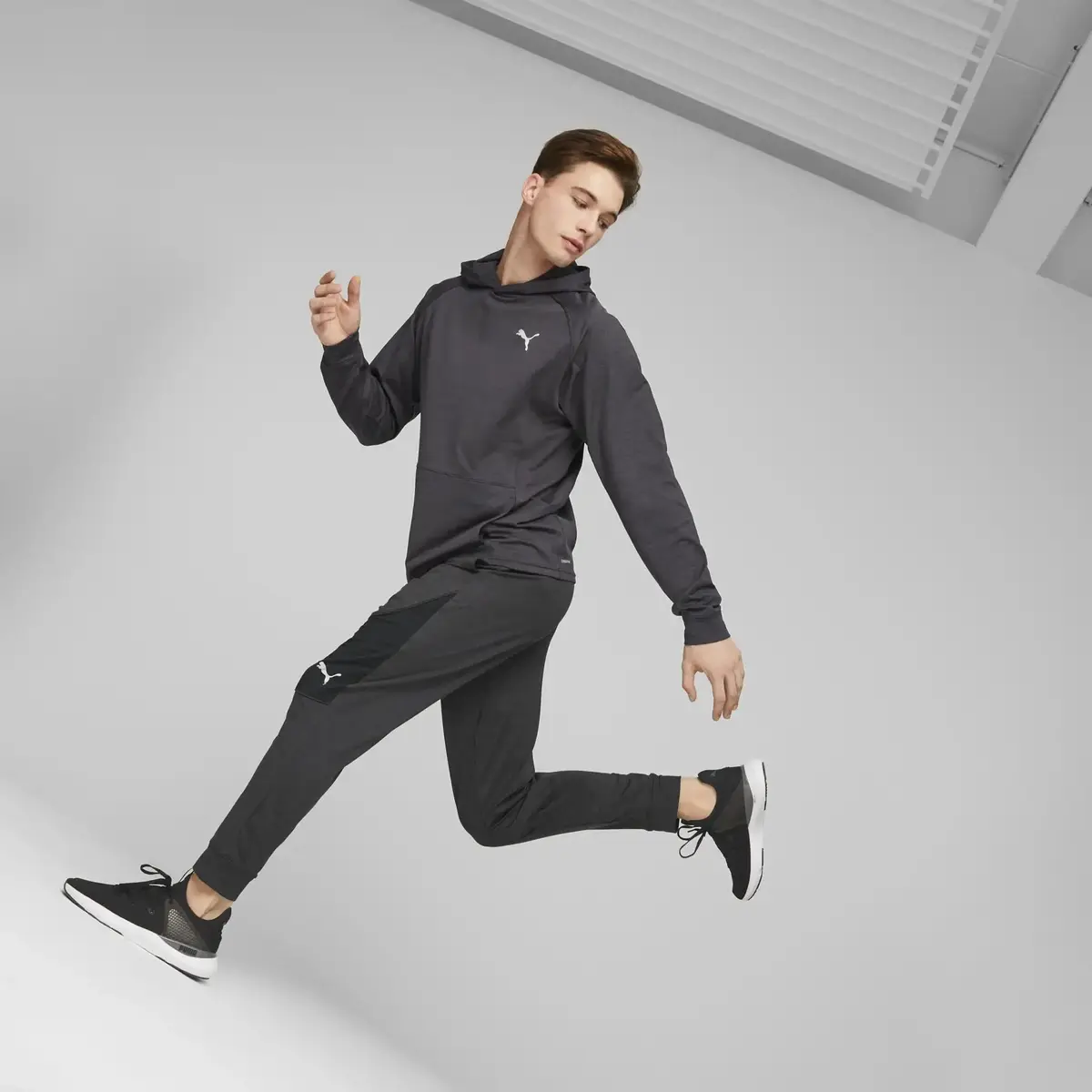 Puma Train Cloudspun Siyah Erkek Hoodie