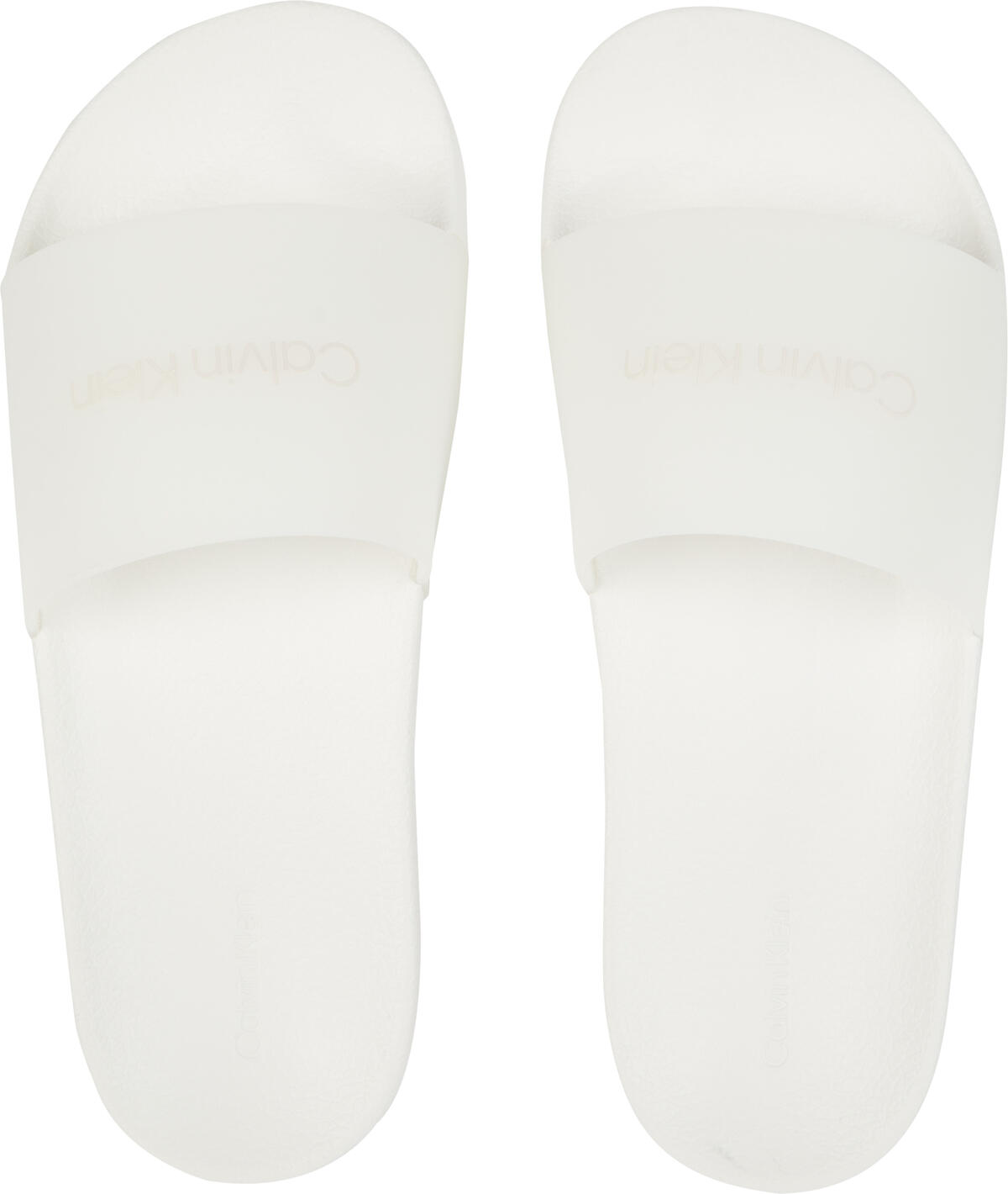 Calvin Klein RUBBER POOL SLIDE - Kadın Beyaz Terlik