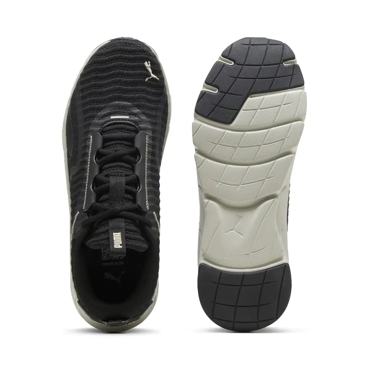 Puma FlexFocus Lite Better Knit Siyah Kadın Yürüyüş ve Koşu Ayakkabısı