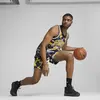 Puma Rival Rage AOP Mesh Tank Çok Renkli Erkek Basketbol Forması
