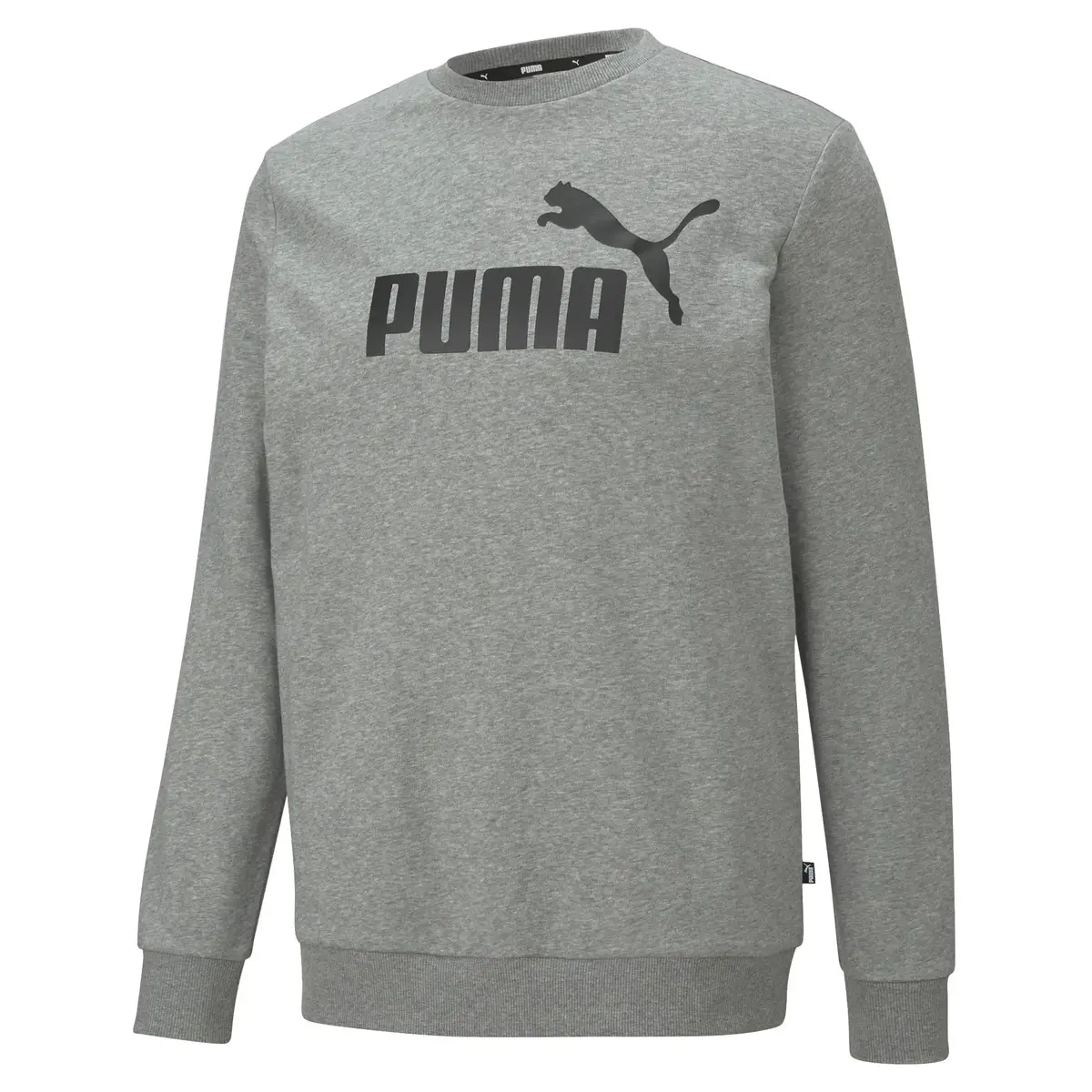 Puma ESS Big Logo Crew TR Gri Erkek Sweatshirt