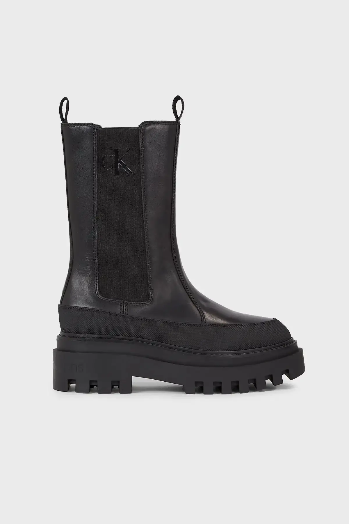 Calvin Klein FLATFORM CHELSEA BOO Kadın Siyah Bot Calvin Klein FLATFORM CHELSEA BOO Kadın Siyah Bot