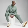 PUMA WARDROBE ESS Relaxed Crew Yeşil Erkek Sweatshirt