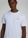 Calvin Klein CP-LINEAR BOX LOGO Beyaz Erkek Tişört