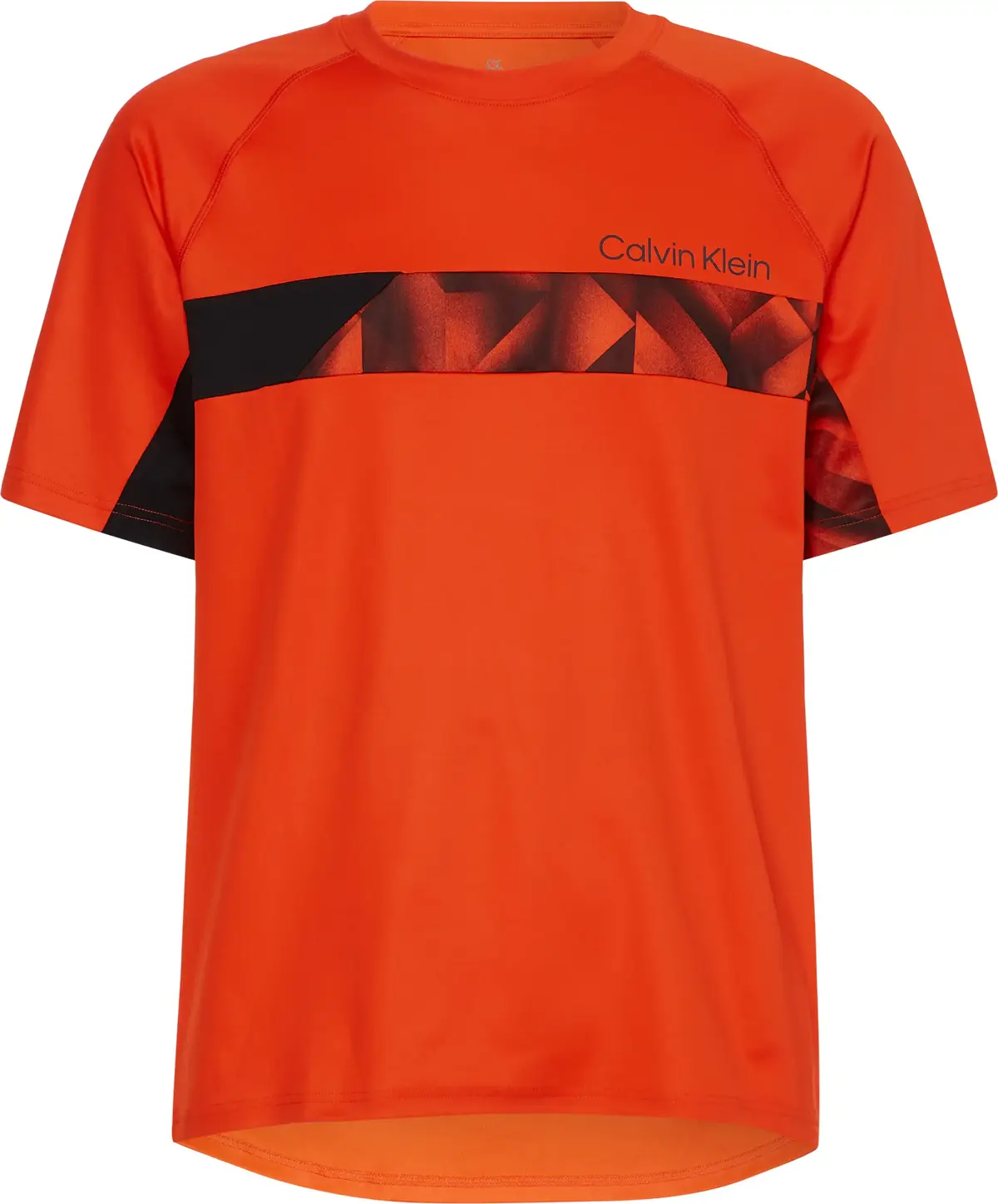 Calvin Klein WO - S/S T-Shirt Erkek Turuncu T-Shirt