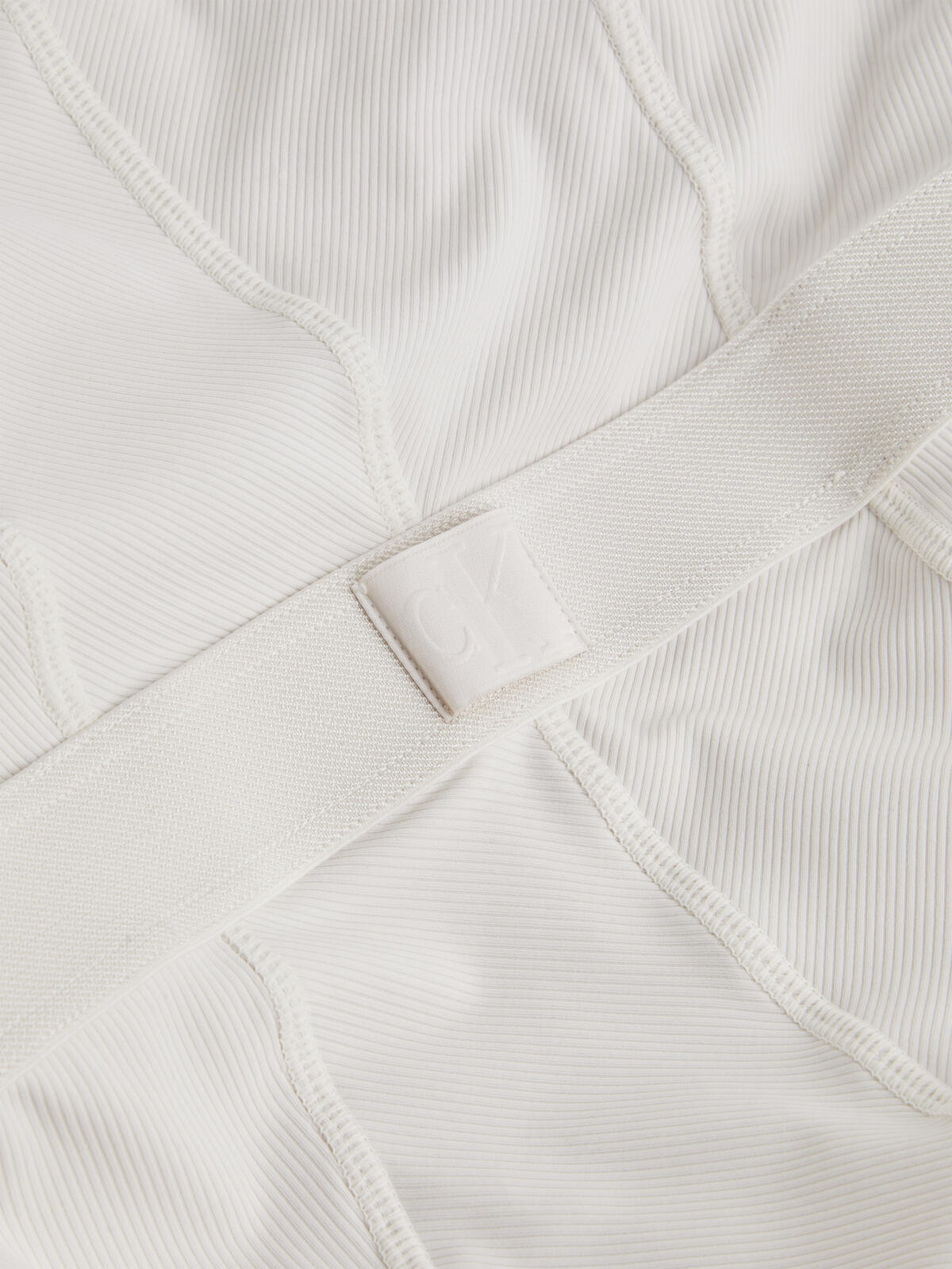 Calvin Klein ONE PIECE-RP Kadın Krem Mayo