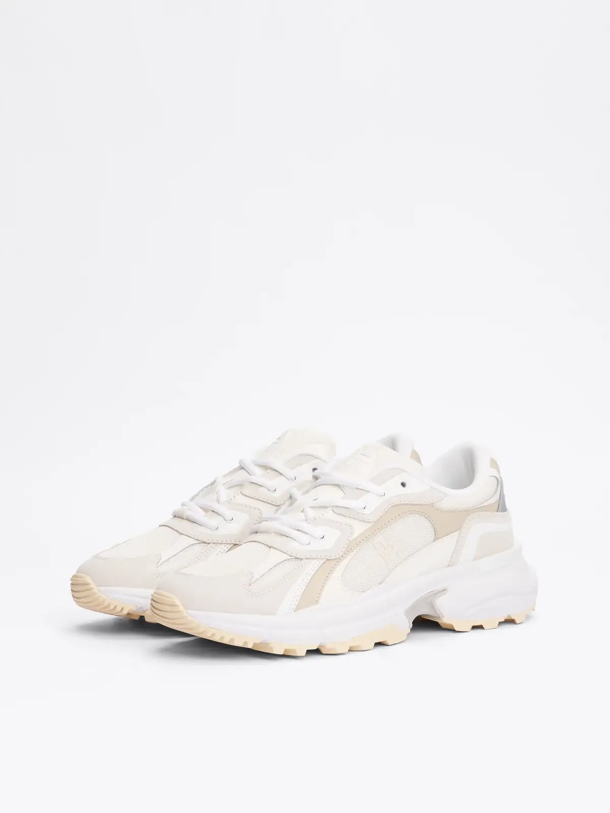 Tommy Hilfiger TH MODERN RUGGED RUN, 0F7 Krem Kadın Spor Ayakkabı & Sneaker