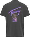 Tommy Hilfiger TJM RLX FADED GRAPHI, BDS Siyah Erkek T-Shirt & Polo