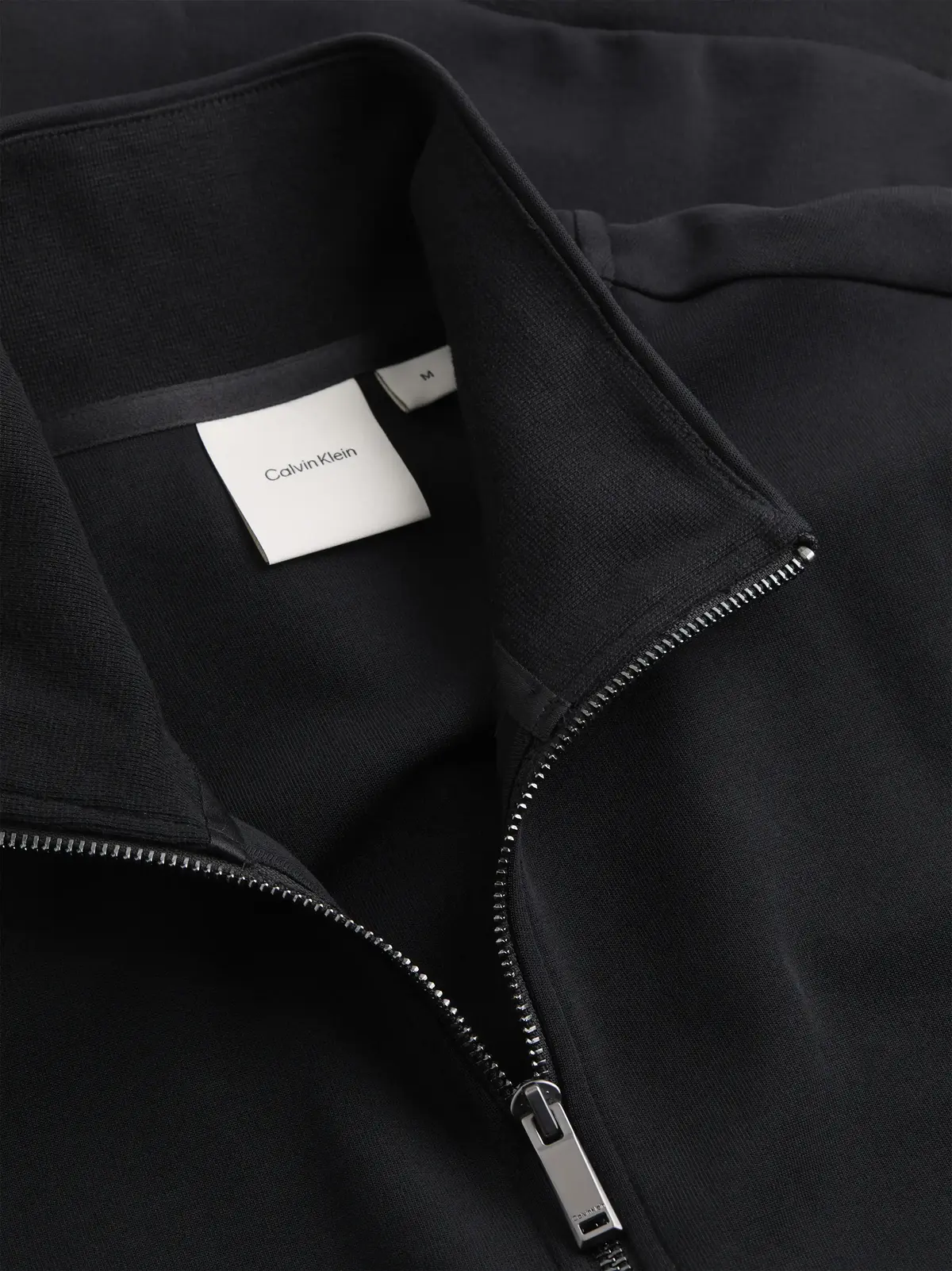 Calvin Klein Siyah Erkek Fermuarlı Ceket