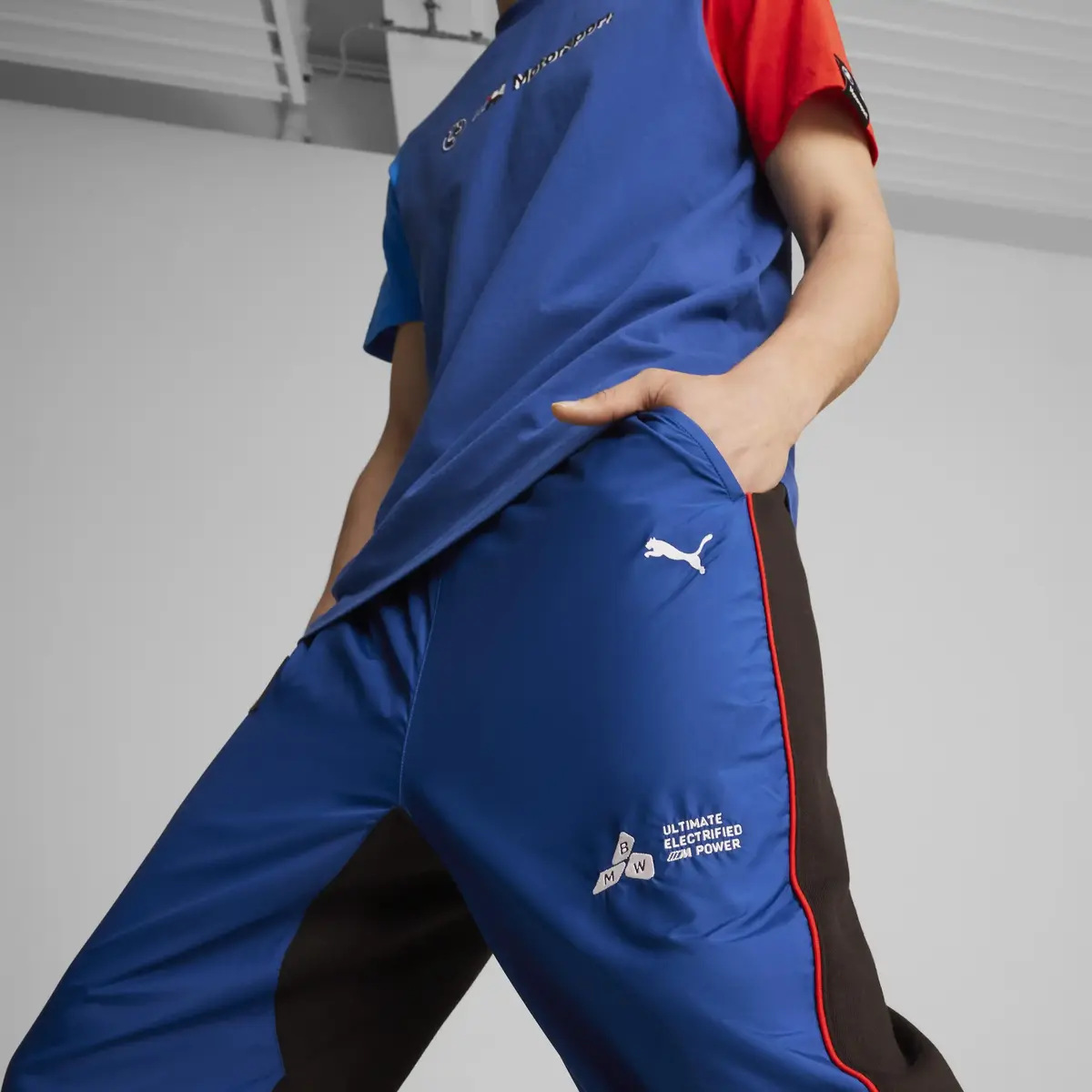 Puma BMW MMS STATEMENT PANTS Mavi Erkek Eşofman Altı