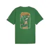 Puma TEAM Graphic Tee Yeşil Erkek Tişört
