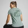 PUMA GRAPHICS TRAIN CONCEPT TEE W Yeşil Kadın T-Shirt