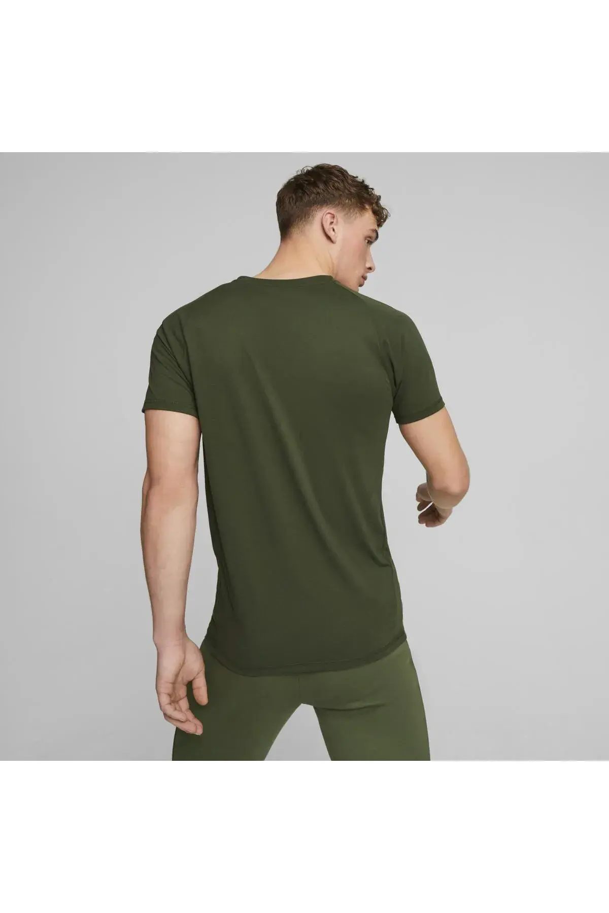 Puma EVOSTRIPE Tee Yeşil Erkek T-Shirt