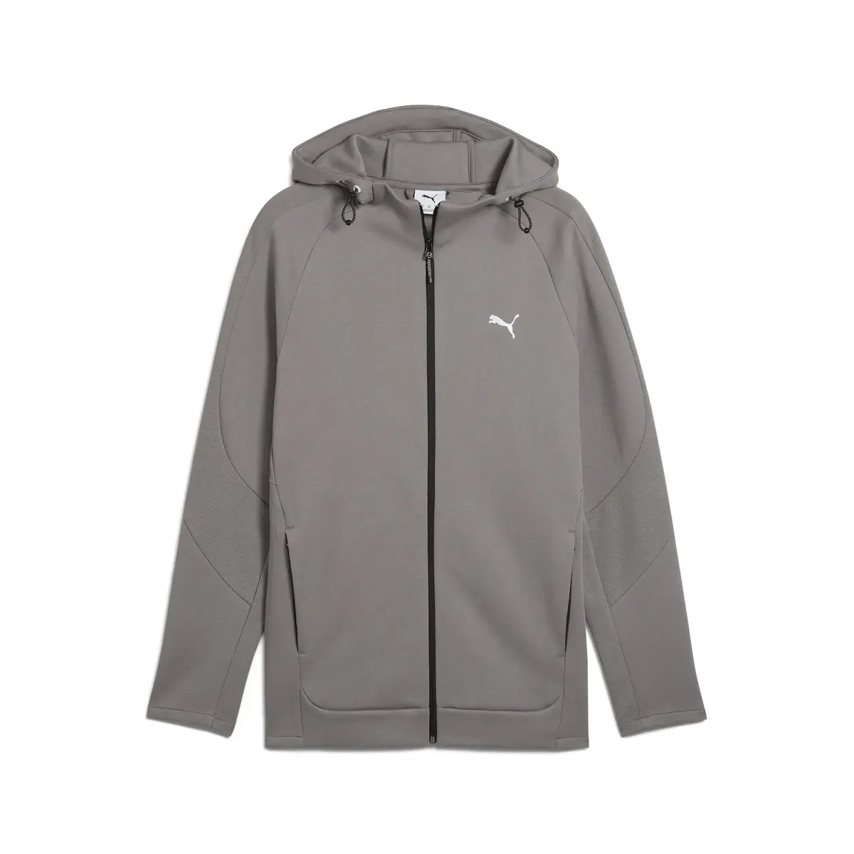 PUMA EVOSTRIPE Full-Zip Hoodie Gri Erkek Fermuarlı Ceket