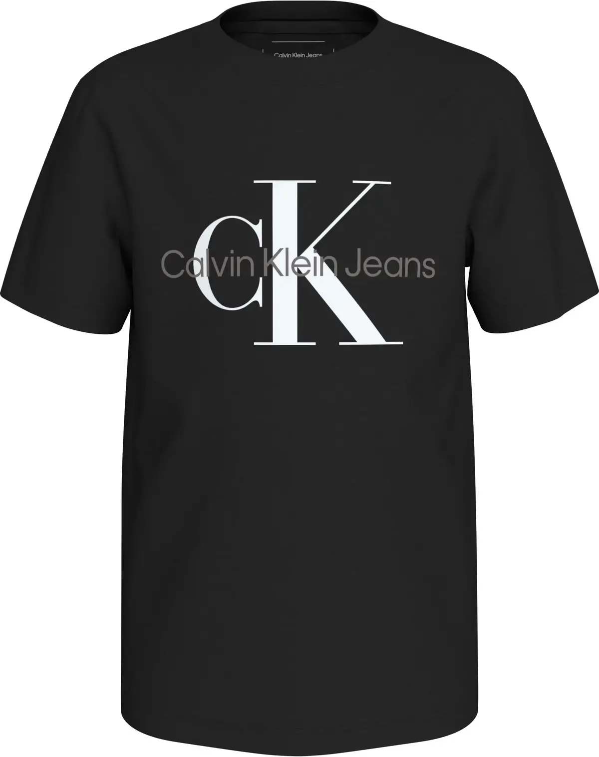 Calvin Klein CK MONOGRAM SS T-SHI, BEH Siyah Erkek T-Shirt & Polo