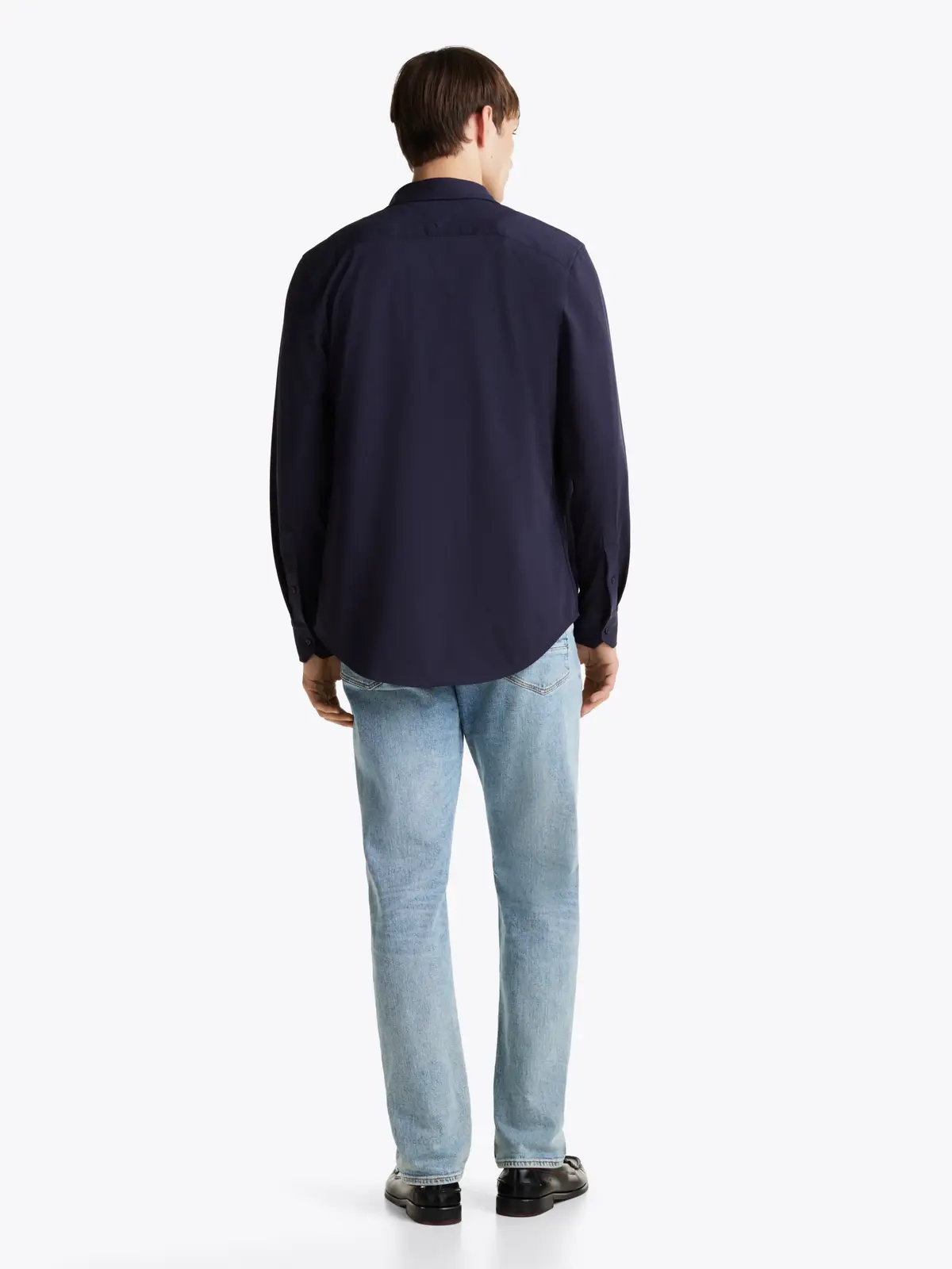 Tommy Hilfiger PERFORMANCE KNIT SOL, DAF Lacivert Erkek Gömlek