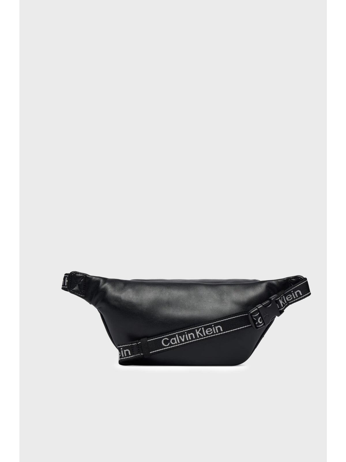 Calvin Klein BOLD LOGO WEBBING WA, UB1 Siyah Erkek Çanta
