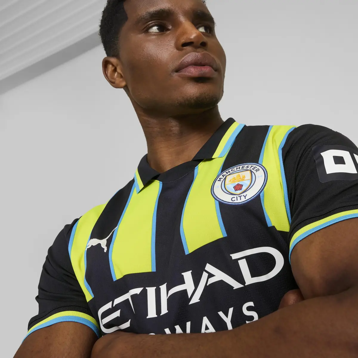 PUMA MCFC Away Jersey Replica Lacivert Erkek Forma